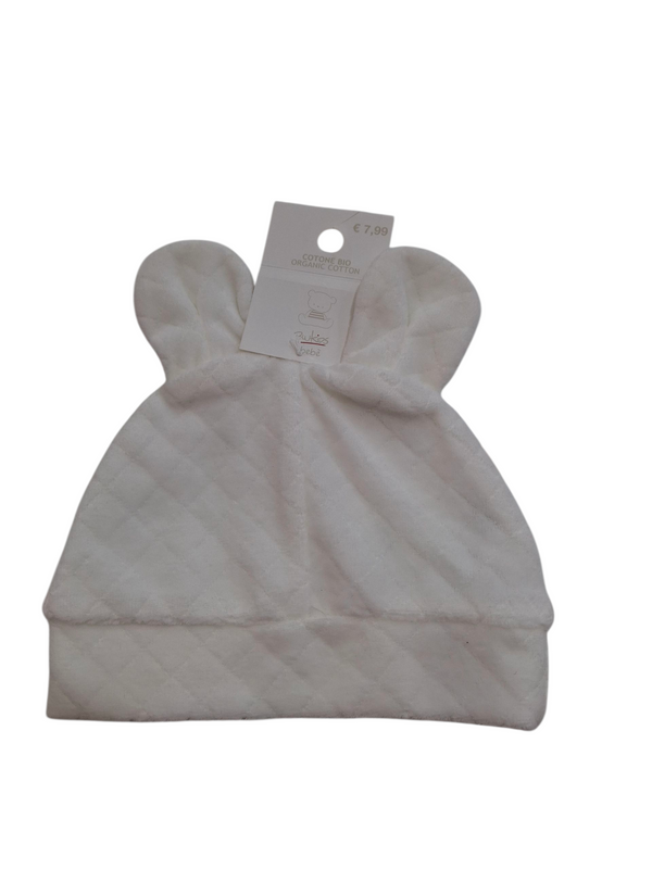Berrettino in puro cotone neonata