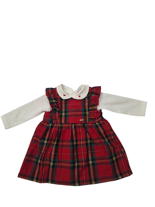 Vestito rosso IANA neonata