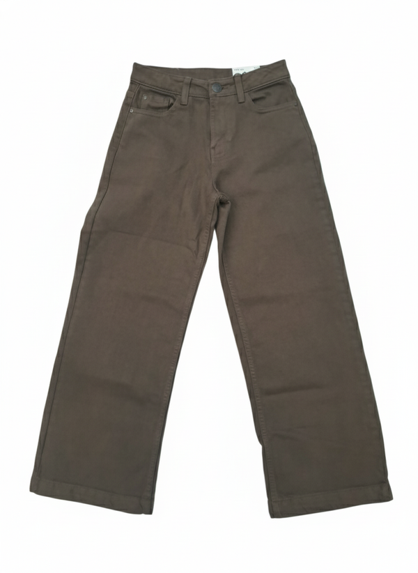 Pantaloni in denim di misto cotone ragazza