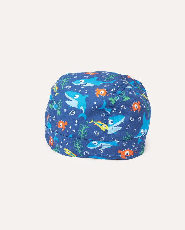 Bandana con stampa in puro cotone neonato