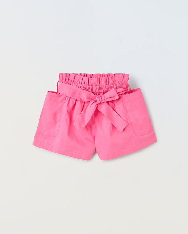 Shorts in cotone stretch bambina