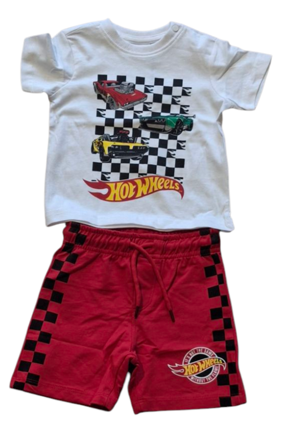 Jogging set in jersey di cotone stretch neonato