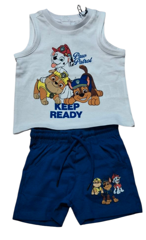 Jogging set in jersey di puro cotone neonato