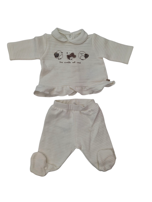set in misto cotone neonata