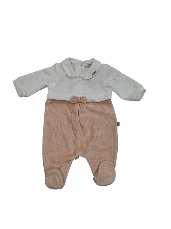 tutina in misto cotone con colletto rotondo