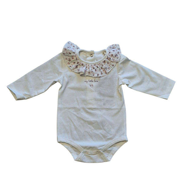 Body di cotone stretch neonata