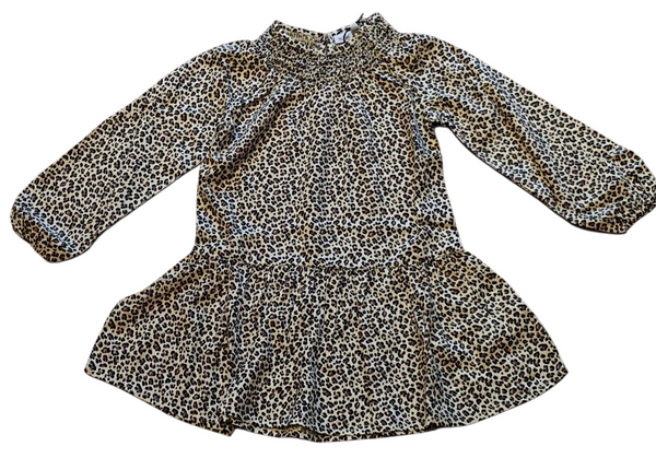 Vestito in twill di pura viscosa bambina