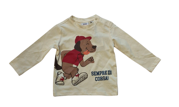 T-shirt in jersey di puro cotone neonato