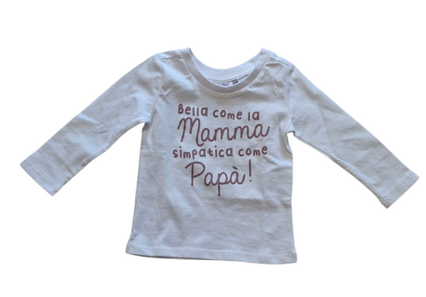 T-shirt in jersey di puro cotone neonata