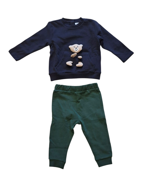 Jogging set in misto cotone neonato