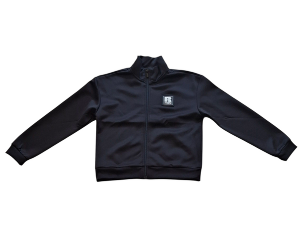 Felpa full zip con stampa ragazza