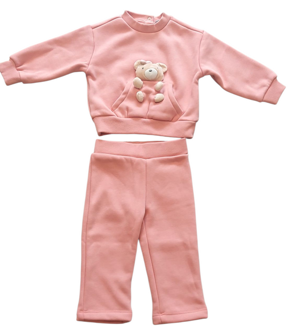 Jogging set in misto cotone neonata