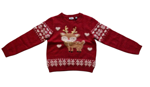 Girocollo tricot Natale bambina