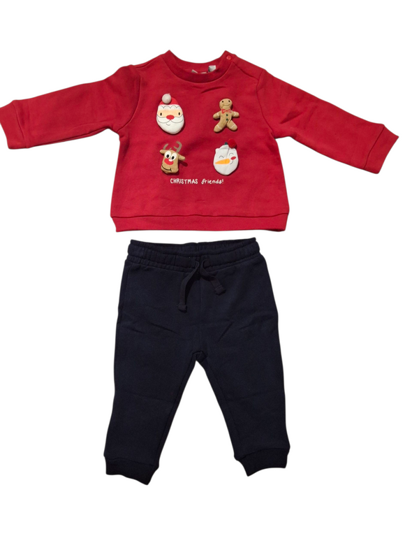 Completo tuta natalizio Blukids neonato