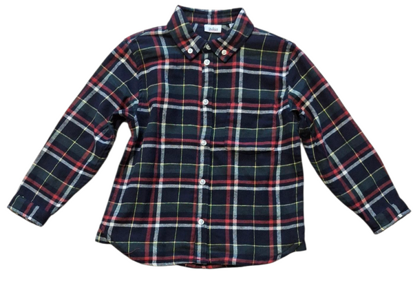 Camicia in flanella di cotone Blukids bambino
