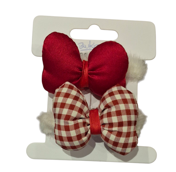 elastici per capelli con fioccco