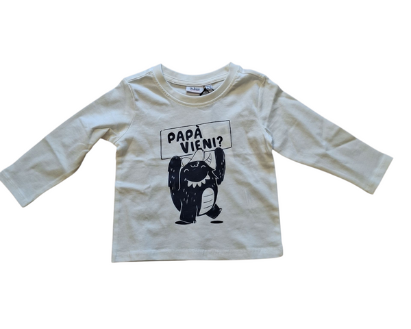 T-shirt in jersey di puro cotone neonato