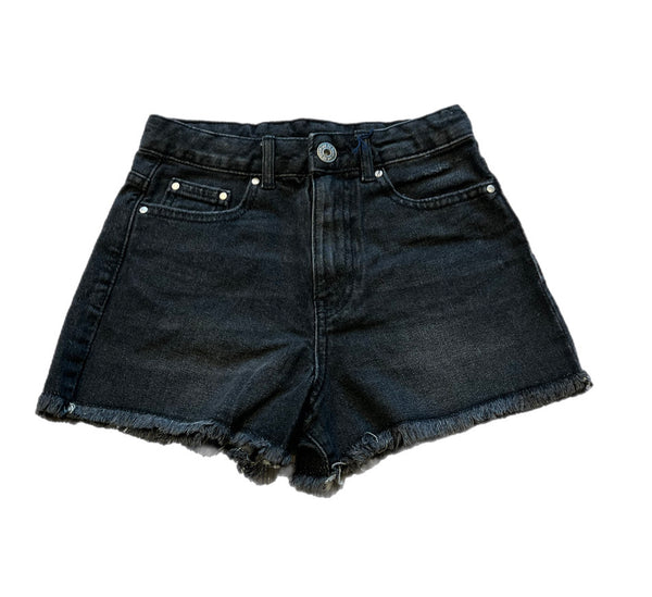 Shorts in denim di cotone ragazza