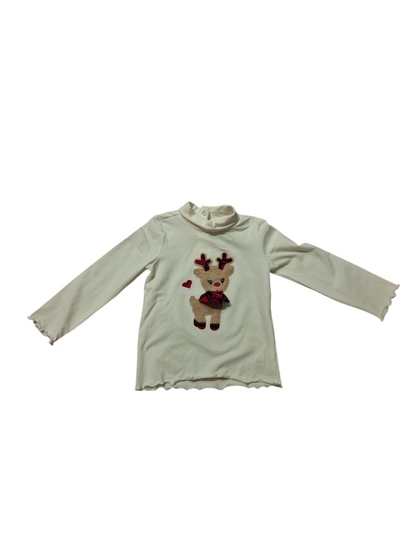 Lupetto in cotone stretch neonata