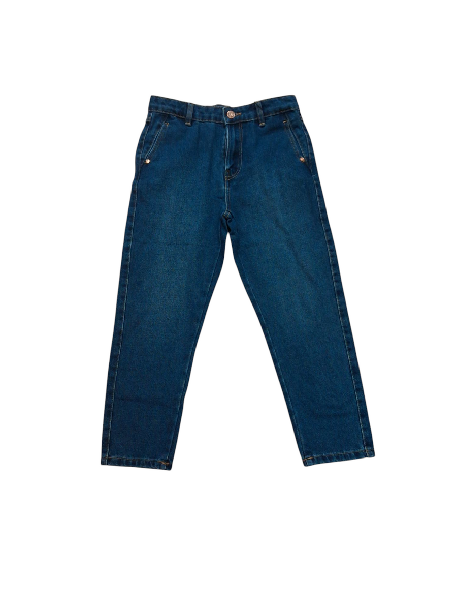Pantaloni in denim di misto cotone ragazzo