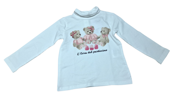 T-shirt in interlock di puro cotone neonata