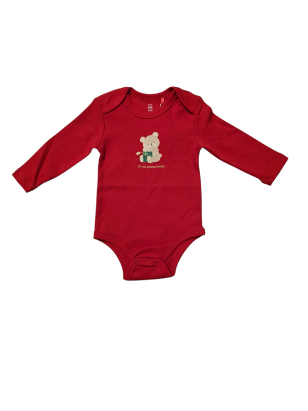 Body in puro cotone Blukids natalizio neonato