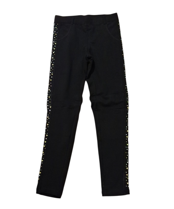 Treggings in french terry stretch bambina