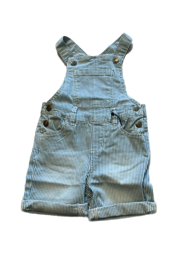 Salopette in denim di cotone neonato