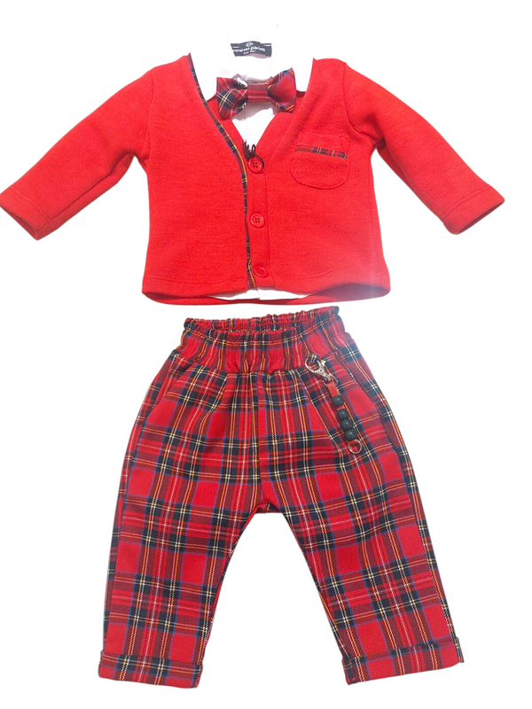 Completo scozzese neonato