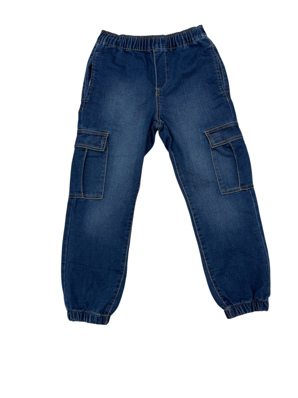 Joggers cargo in denim ragazzo