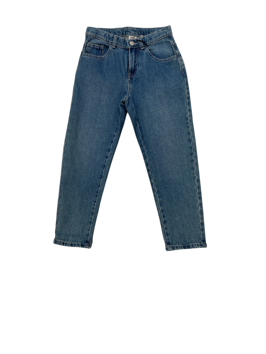 Pantaloni in denim di puro cotone ragazzo