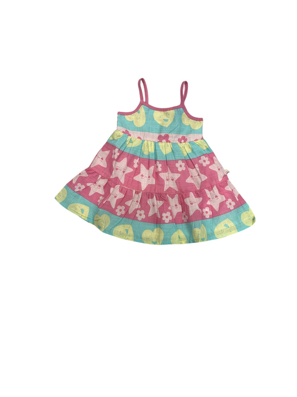 Vestito in puro cotone neonata