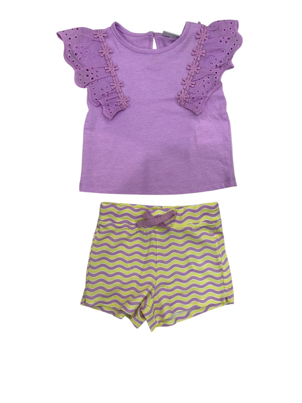 Jogging set in puro cotone neonata