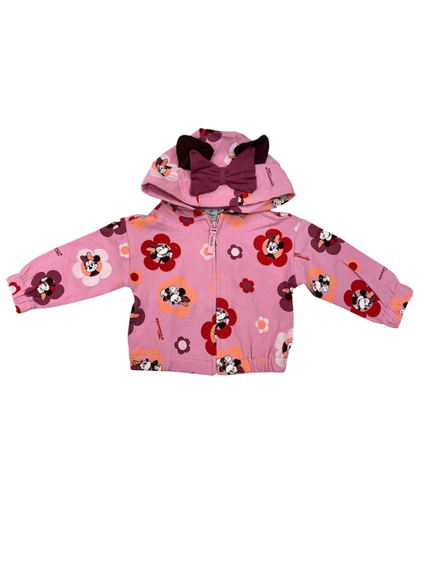 Felpa in french terry di cotone stretch neonata