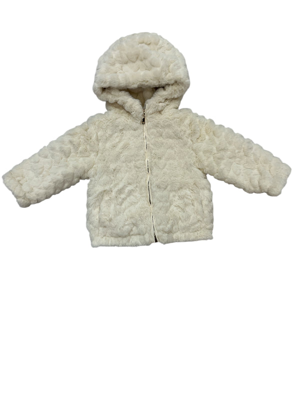 Giubbino in eco pelliccia neonata