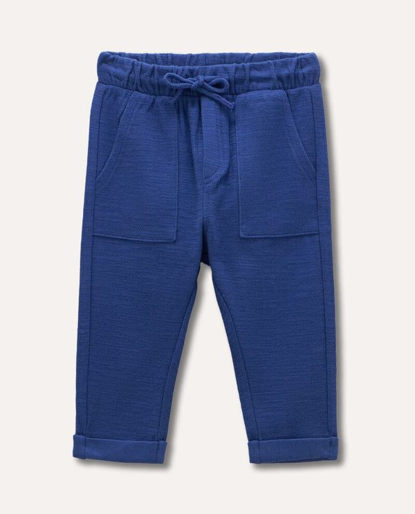 Joggers in cotone garzato neonato