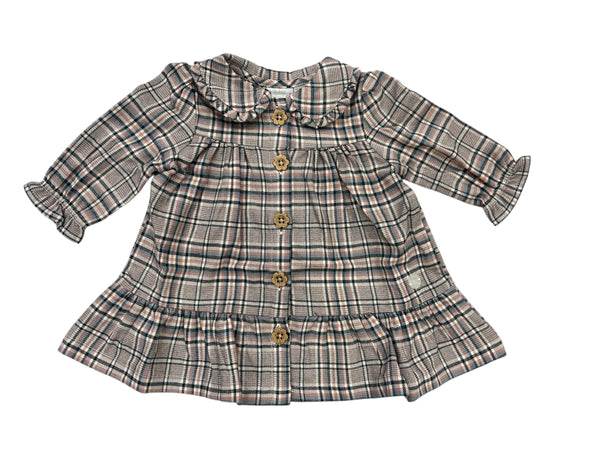 vestito in misto cotone neonata