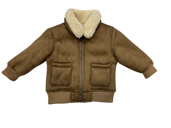 Eco montone full zip neonato