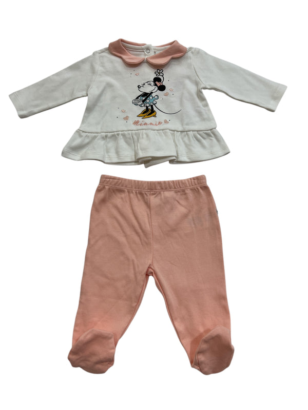 Set in interlock di puro cotone neonata