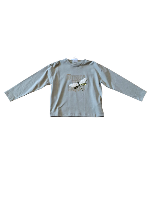 T-shirt Farfalla Bambina