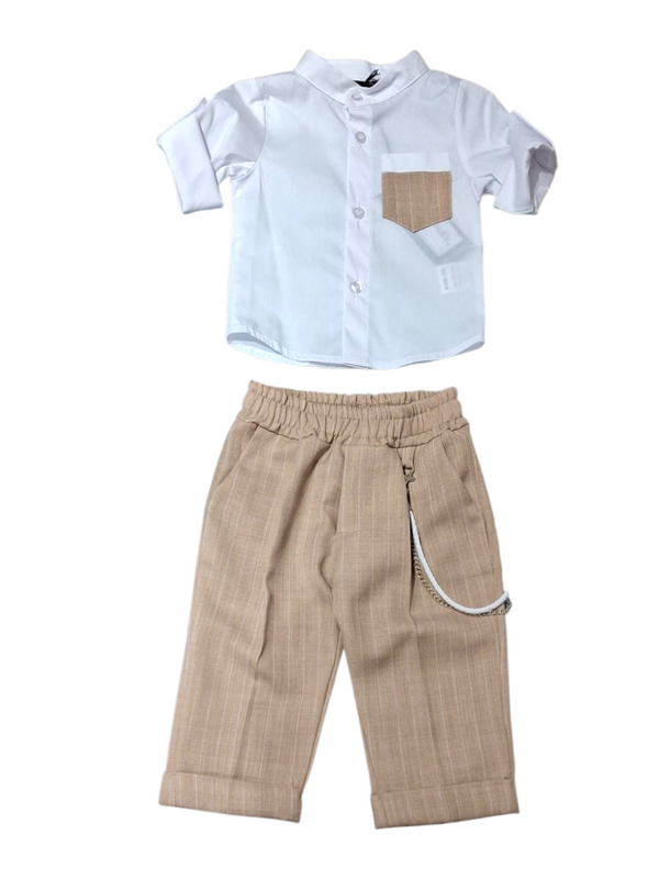Completo 2pz.camicia coreana