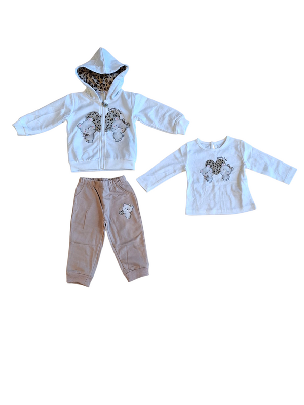 Tuta 3 pezzi Orsacchiotti