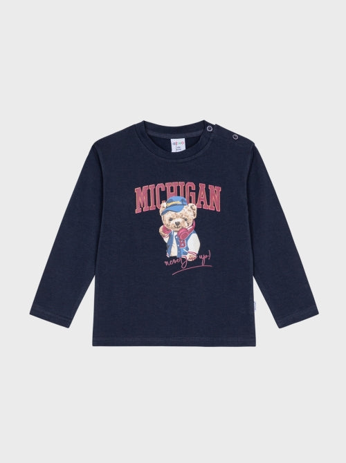 T-shirt stampa orsacchiotto