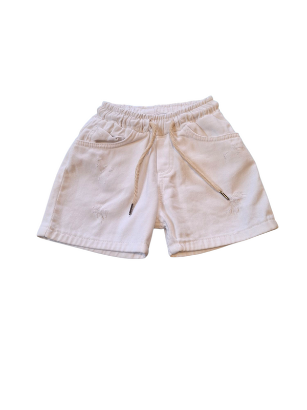 Bermuda di jeans con laccetto