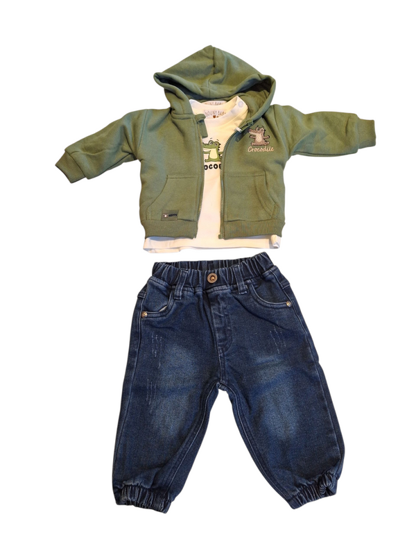 Completo 3pz.Coccodrillo