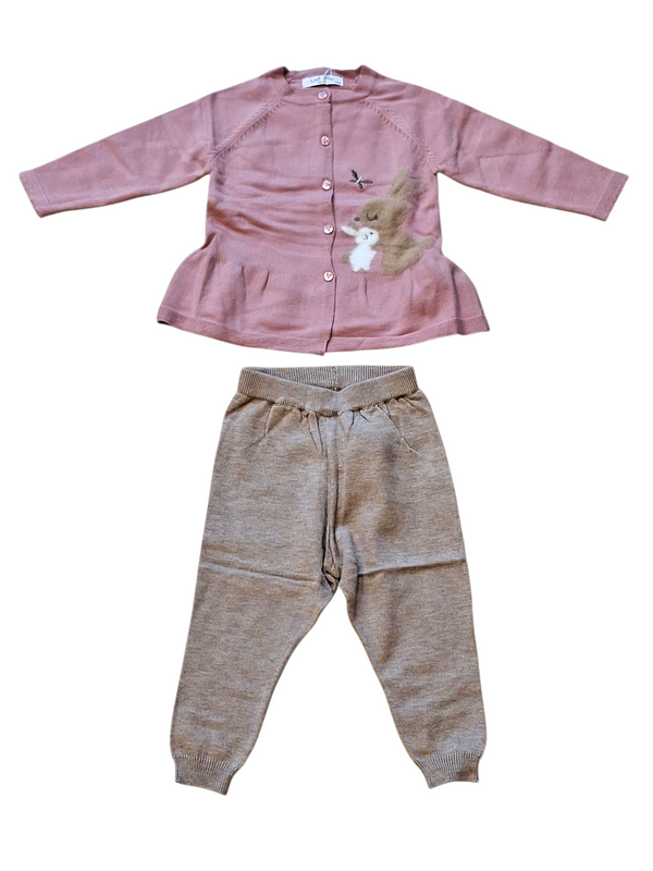 Completo in maglia Coniglietto