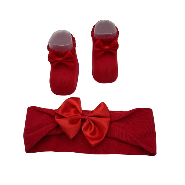 Set Scarpine+Fascetta Natalizia