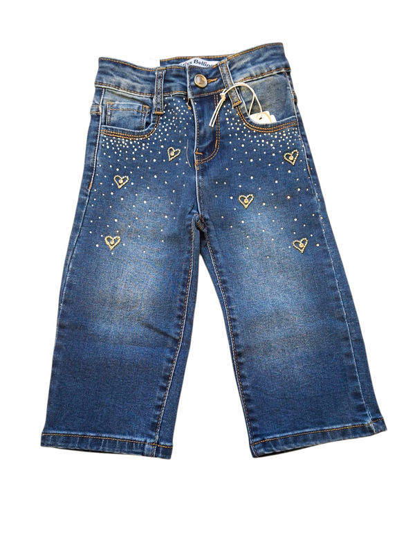 Jeans Palazzo Brillantini