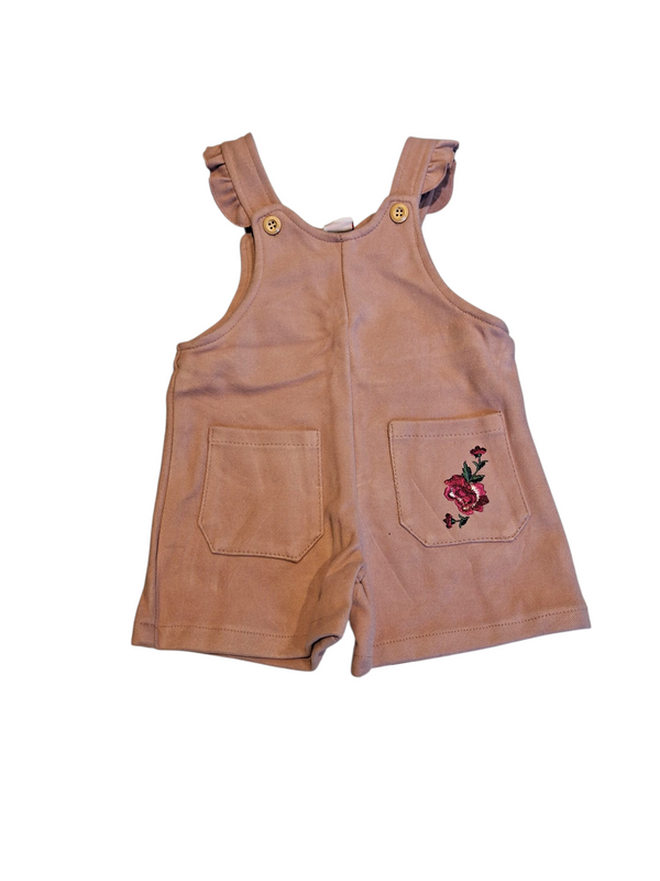 Salopette in velluto liscio